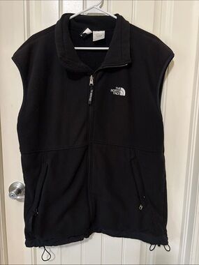 Vintage 90s The North Face Black Fleece Vest‎